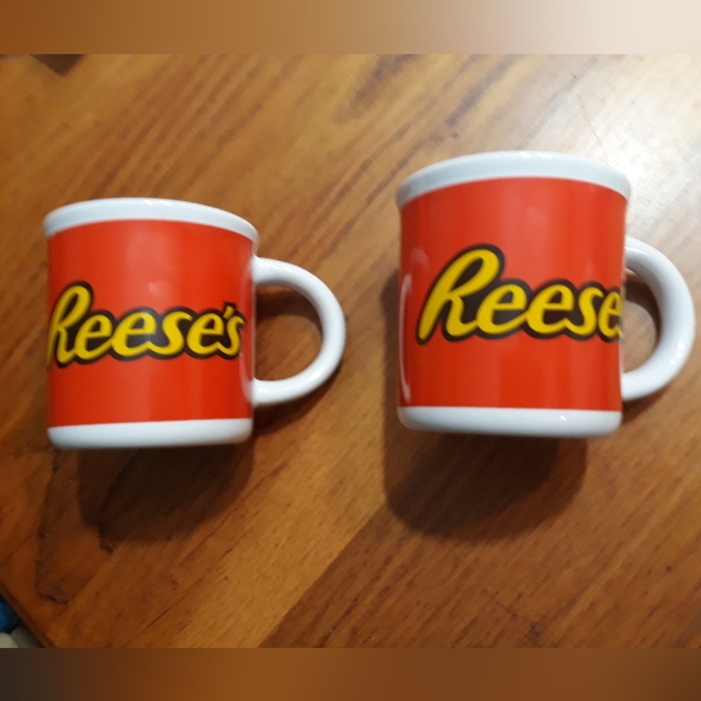 Two collectible Reeses coffee mugs Brand new never used.